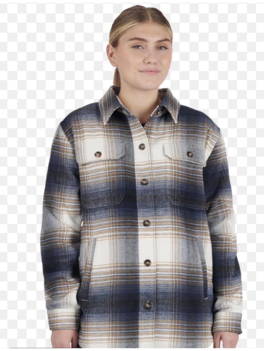 Ski-Doo Women's Overshirt Flannel Warm Soft Medium New With Tags
